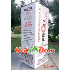 Нагревательный двухжильный мат Profi Therm Eko - 1120 Вт - 7,5 м²