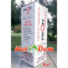 Нагревательный двухжильный мат Profi Therm Eko - 1200 Вт - 8 м²
