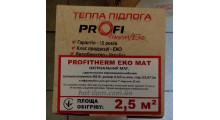 Нагревательный двухжильный мат  Profi Therm Eko - 385 Вт - 2,5 м.кв.