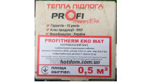 Нагревательный двухжильный мат  ProfiTherm Eko - 80 Вт - 0.5 м² 