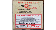Нагревательный двухжильный мат  ProfiTherm-Eko  -  120 Вт - 0.75 м²